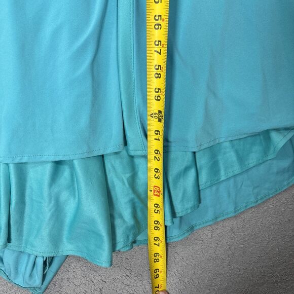 Sherri Hill Women’s‎ Size 2 Dress Illusion Bodice Nude Mesh Tulle Beaded Gown - Picture 8 of 16